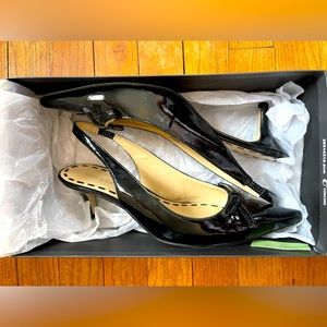 Tahari Ta-Marie Pointed Toe Kitten Heels